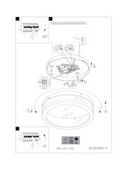 Eglo Silver Palermo LED Wall Ceiling Light - Image 6 of 6