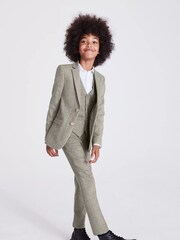 MOSS Green Boys Herringbone Tweed Jacket - Image 1 of 1