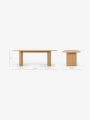 MADE.COM Oak Tambo 8 Seat Dining Table - Image 5 of 5