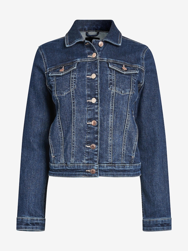 Dark Blue Denim Jacket - Image 6 of 6 Dark Blue Denim Jacket - Image 6 of 6
