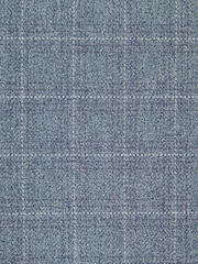 Light Blue Tailored Fit Check Suit Jacket - Image 12 of 12