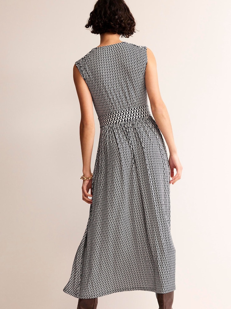 Boden Grey Thea Sleeveless Midi Dress - Image 2 of 6
