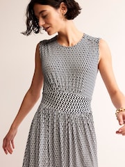 Boden Grey Thea Sleeveless Midi Dress - Image 3 of 6