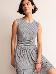 Boden Grey Thea Sleeveless Midi Dress - Image 4 of 6