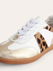 Boden Cream Erin Retro Tennis Trainers - Image 4 of 5
