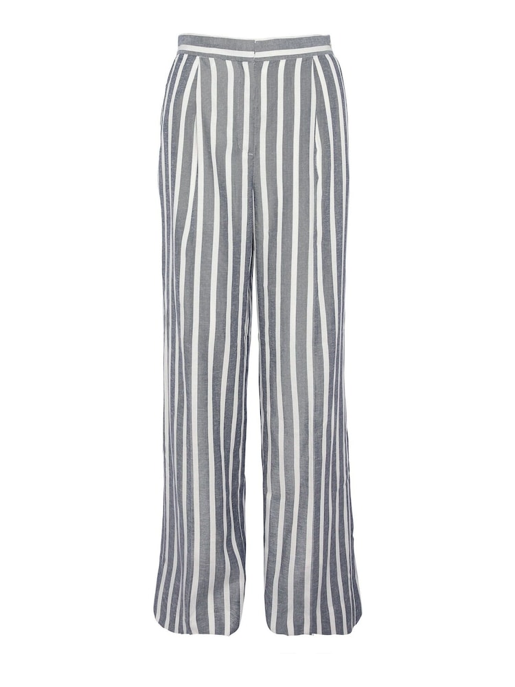 Barbour® Black/White Annalise Stripe Straight Leg Trousers - Image 9 of 9 Barbour® Black/White Annalise Stripe Straight Leg Trousers - Image 9 of 9