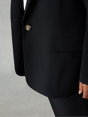 Live Unlimited Black Curve Woven Crepe Blazer - Image 3 of 4