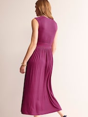 Boden Red Thea Sleeveless Midi Dress - Image 3 of 5