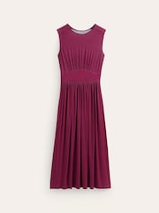 Boden Red Thea Sleeveless Midi Dress - Image 5 of 5