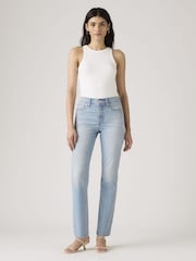 Levi's® Blue Wedgie High Waisted Slim Fit Jeans - Image 1 of 4