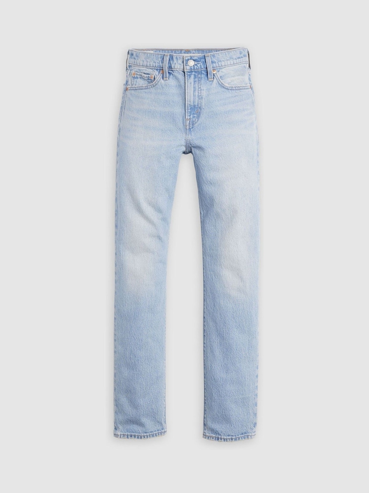 Levi's® Blue Wedgie High Waisted Slim Fit Jeans - Image 4 of 4