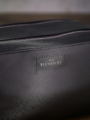 Signature Faux Leather Washbag - Image 3 of 5