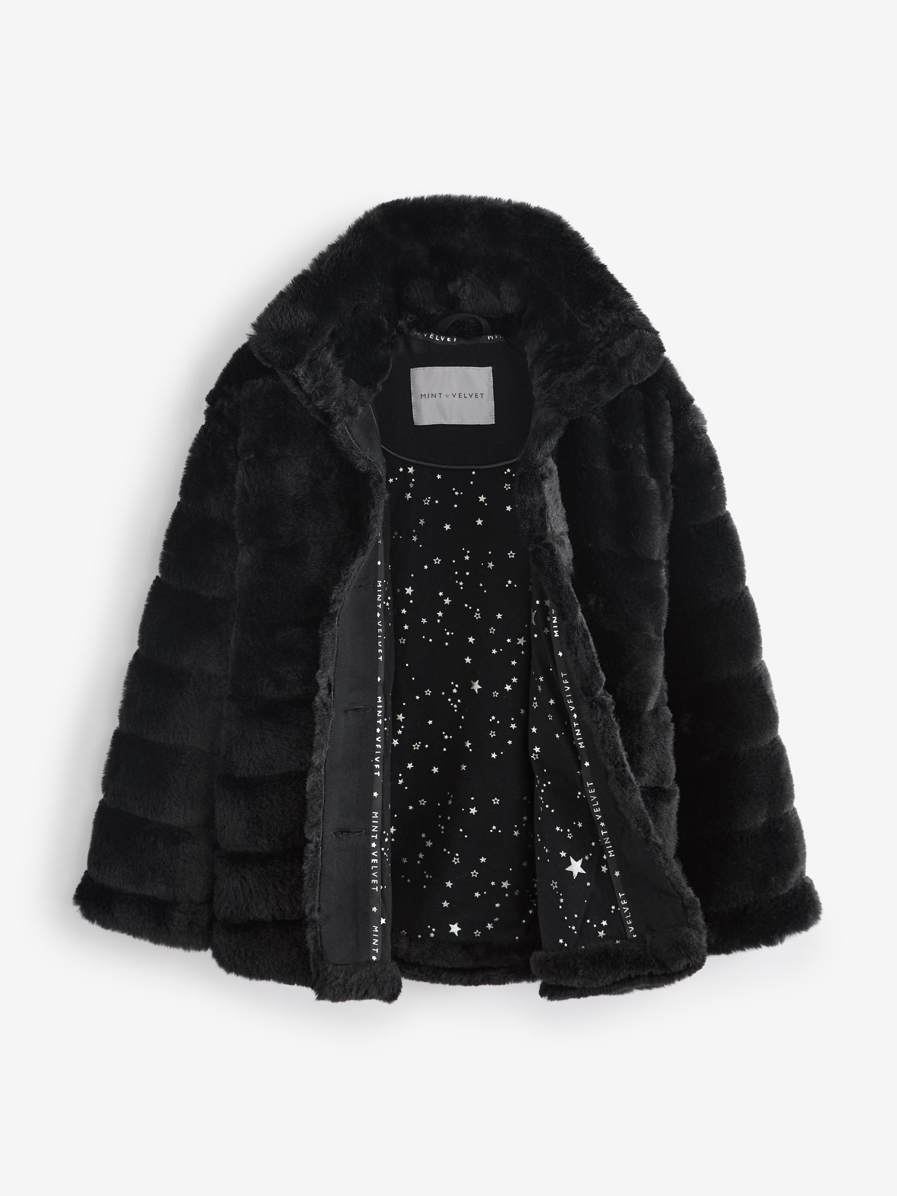 Mint velvet grey faux fur lined parka 2025