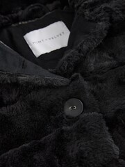 Mint Velvet Black Faux Fur Jacket - Image 13 of 15