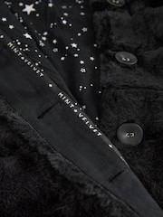 Mint Velvet Black Faux Fur Jacket - Image 14 of 15