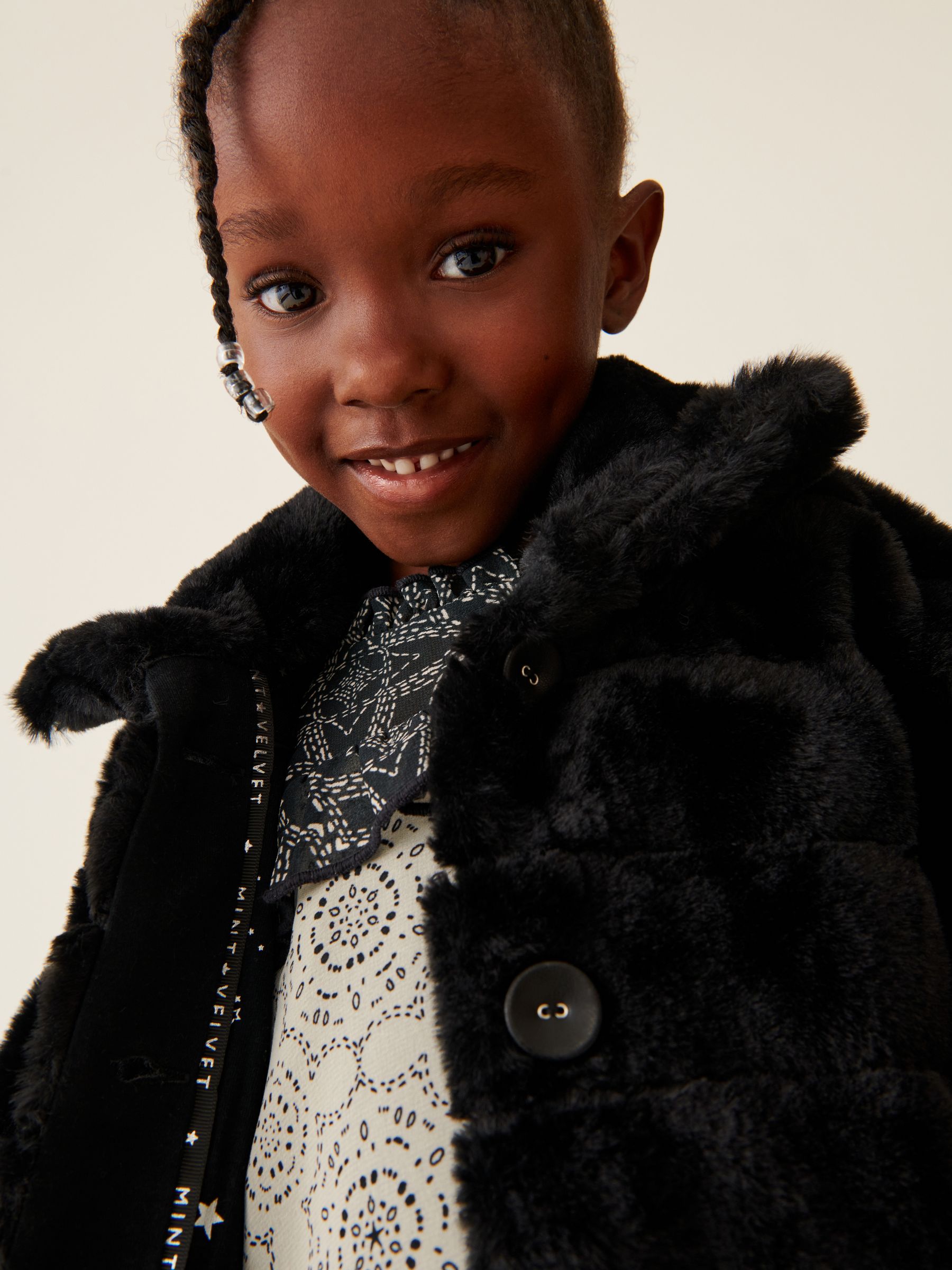 Mint faux fur jacket online