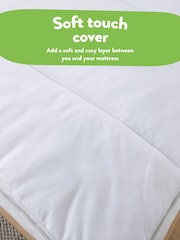 Slumberdown White Sleep Soundly Anti Allergy 3cm Mattress Topper - Image 5 of 7