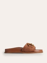 Boden Brown Iris Snaffle Slider Sandals - Image 2 of 4
