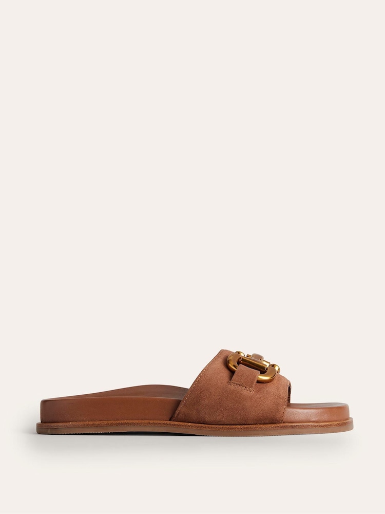Boden Brown Iris Snaffle Slider Sandals - Image 2 of 4