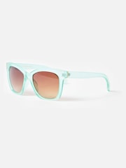 Oliver Bonas Blue Light Blue Square Sunglasses - Image 2 of 5