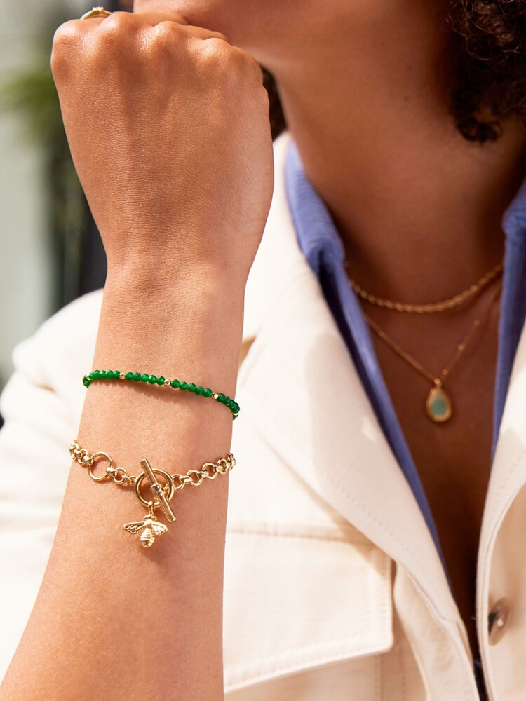 Estella Bartlett Gold Agate The Edit Amelia Bracelet - Image 2 of 3