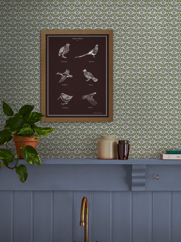 Joules Red The Gamekeepers Sketch Print Wall 70 x 100cm Art - Image 2 of 2