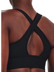 Under Armour Under Armour Langer BH mit überkreuzten Rückenträgern, Schwarz - Bild 14 von 16