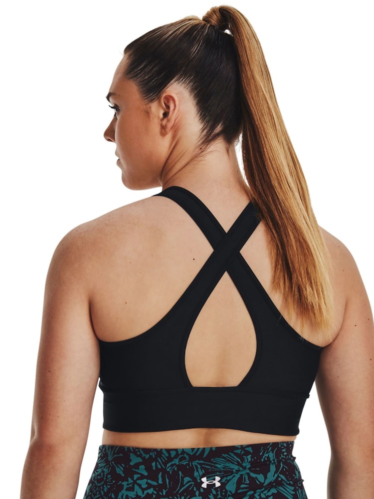 Under Armour Black Under Armour Crossback Longline Black Bra - Image 2 of 16 Under Armour Black Under Armour Crossback Longline Black Bra - Image 2 of 16