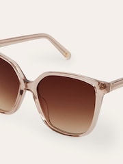 Boden Natural Thin D Frame Sunglasses - Image 3 of 4