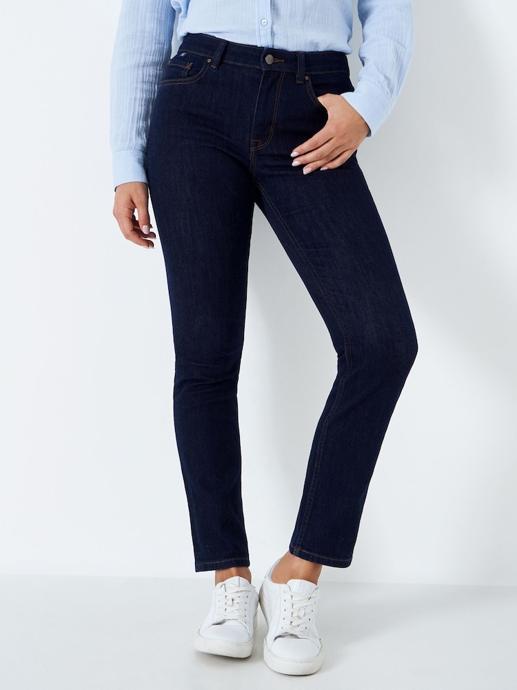 Crew Clothing Blue Straight Jeans - Image 1 of 5