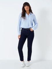 Crew Clothing Blue Straight Jeans - Image 3 of 5