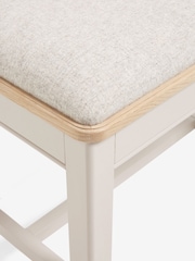 Stone Hampton Painted Oak Collection Luxe Stool - Image 6 of 8