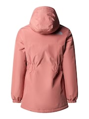 The North Face Pink Girls Red Hikestellar Parka Jacket - Image 6 of 6