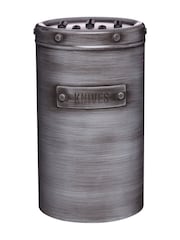 Industrial Kitchen 5 Piece Grey Knife Block Set - Image 2 of 3