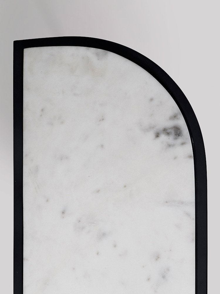 Swoon White Sienna Marble Console Table - Image 6 of 6 Swoon White Sienna Marble Console Table - Image 6 of 6