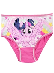 Character Grey Kids My Little Pony Multipack 100% Cotton Briefs 5 Packs - Image 3 of 5