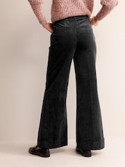 Boden Black Wide-Leg Corduroy Trousers - Image 2 of 5