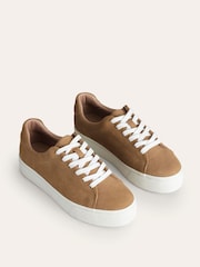 Boden Brown Flatform Trainers - Image 3 of 4