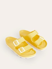 Boden Yellow Lyla Double Buckle Slides - Image 3 of 4