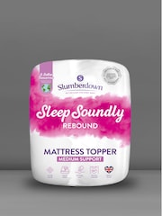 Slumberdown White Medium Sleep Soundly Mattress Topper - Image 6 of 8