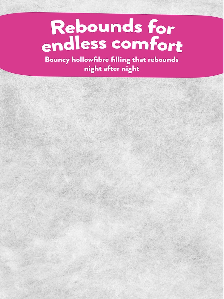 Slumberdown White Medium Sleep Soundly Mattress Topper - Image 8 of 8