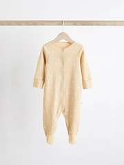 Multi Baby Cotton Sleepsuits 3 Pack (0-2yrs) - Image 7 of 11