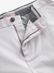 Lilac Purple Straight Fit Stretch Chinos Shorts - Image 7 of 10