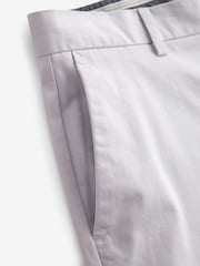 Lilac Purple Straight Fit Stretch Chinos Shorts - Image 8 of 10