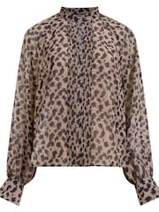 French Connection Estella Georgette Top - Image 1 of 4