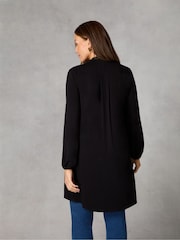Live Unlimited Black Curve Petite Pintuck Yoke Jersey Tunic - Image 2 of 4