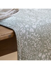 Gallery Home Sage Green Floral Botanical Table Runner 36x250cm - Image 2 of 9