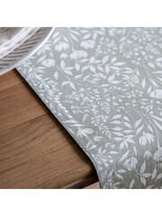 Gallery Home Sage Green Floral Botanical Table Runner 36x250cm - Image 3 of 9