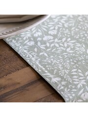 Gallery Home Sage Green Floral Botanical Table Runner 36x250cm - Image 4 of 9