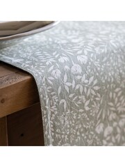 Gallery Home Sage Green Floral Botanical Table Runner 36x250cm - Image 6 of 9